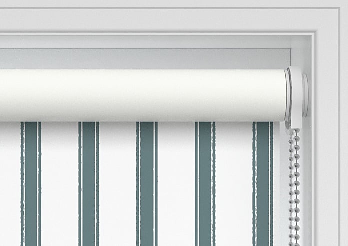 Salcombe Stripe (Blackout), Sea Glass - Twist&Fit Roller Blind - Image 10